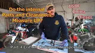 168F Small Diesel Engine Prepping for Real Use! Part 4 Critical Component Measurements