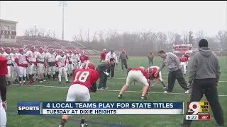 Dixie Heights practices for state tite game
