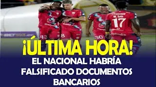 &iexcl;&Uacute;LTIMA HORA! NO PAS&Oacute; APELACI&Oacute;N DE EL NACIONAL Y DESCIENDE A LA SERIE B..QU&Eacute; PASAR&Aacute; CON T&Eacute;CNICO U?