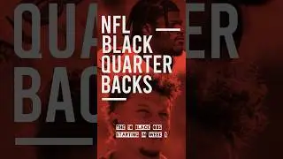 The number of NFL Black QBs starting in 2024 are among the highest in league history #blackqbs #data