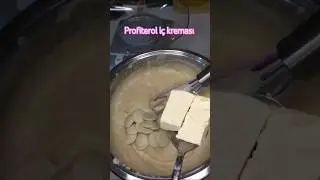 Profiterol i&ccedil; krema #profiterol #pasta #shorts #shortvideo