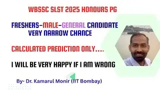 WBSSC 2025, SLST 2, CHEMISTRY (H) PG