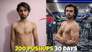 Do 200 Push Ups a Day for 30 Days | These Are the Results 💪😱 