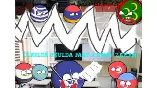 Ülkeler okulda sezon 1 part 2 sınav zamanı@allvidos-hard #countryballs #animation 