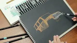 how to draw your creations with IERS markers like a pro#markerdrawing #markersketch #artmarkers