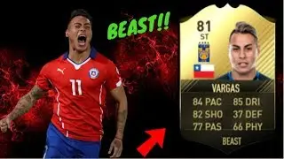 TOTW Inform Vargas Review!! 81 - Fifa 17 Ultimate Team