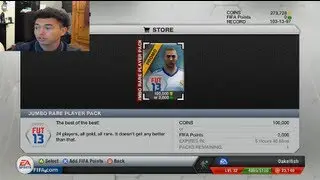 FIFA 13: 100k TOTS SPECIAL JUMBO pack w/FACECAM REACTION!!
