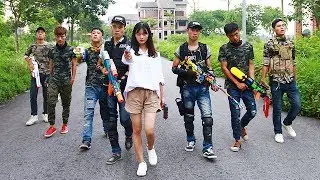 Action Special Forces Nerf guns Assassin Strong Girl Rescue S.W.A.T Nerf war