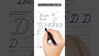 Uppercase Letters  D Low Cursive Writing #drawing #handwritingpracticeforkids #calligraphy