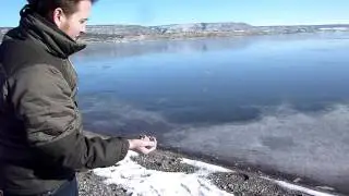 A handful of rocks, a frozen lake, and higher frequencies