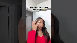 One more wig reinstall and its going bald! my fave tho  #fyp #viral