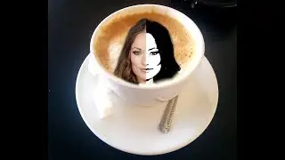 Gimp: faire un portrait dans une tasse de café