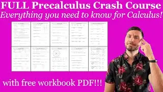 Preparation for Calculus Boot Camp & Precalculus Crash Course 💪