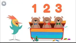 Count 1 to 3 objects for preschoolers - 1 to 3 number counting - 1 to 3 fun counting - Counting