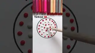T&uuml;rk bayrağı boyama #t&uuml;rkiye #turkey #turkish #turkiye