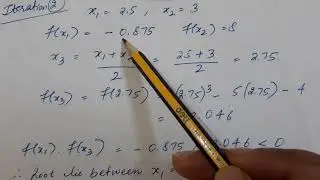 Numerical Methods I Bisection Method | Example