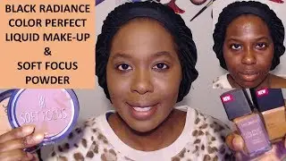 Black Radiance Color Perfection Foundation and Soft Focus Finishing Powder