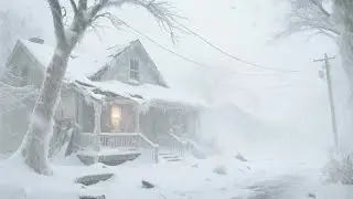 Deep Winter Sleep | Snowstorm Nature Sounds Livestream