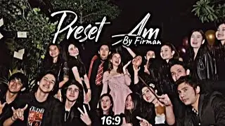 PRESET AM 🎟 TREND MY TEAM NO COUNTER ✨
