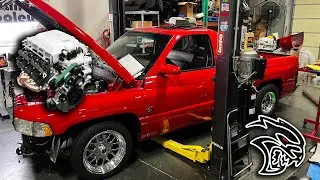 Putting a Hellcat engine in a 1995 Dodge Ram is a complete nightmare!