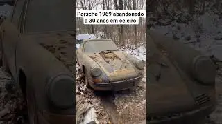 Mais um cl&aacute;ssico recuperado 😱 #automobile #restoration #carrosantigos #classic #funny #porsche