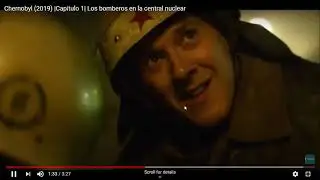 Reacci&oacute;n a escena de  bomberos en la central nuclear - Chernobyl
