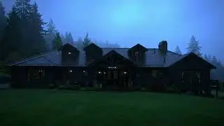 Gentle Rain Ambience in the Cabin 🌧️ Soothing Sounds for Calm and Deep Sleep