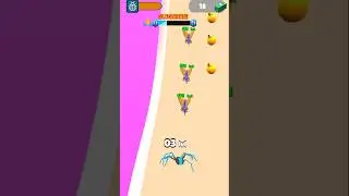 Spider🕷😱Shoot Run 3d Game. #shorts #spider #shoot #games