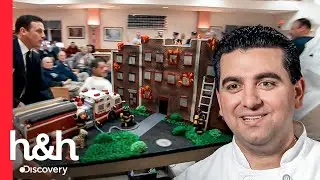 Grandioso bolo realista de um caminh&atilde;o de bombeiros | Cake Boss | Discovery H&H Brasil