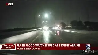 Storms move across Fort Bend County