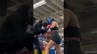 EXCHANGES 💣🔥 #boxing #MightyBrook #female #fight #knockout #miketyson #champion