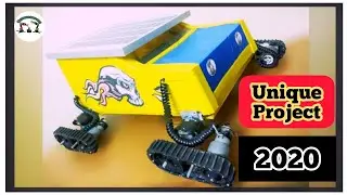 Solar Powered Tracked Vehicle || Chandrabotics