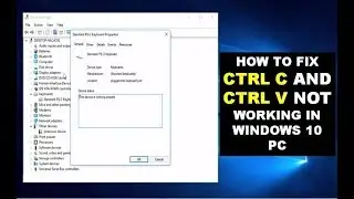 How to Fix Ctrl C and Ctrl V Not Working In Windows 10 PC