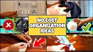 NO/ZERO Cost Clever Organization Ideas/Hacks for Home & Kitchen | Just Home