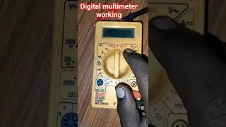 🔥🔥 Only 40Sec में Digital multimeter working। #electrical #electricalindia #shortsfeed #shorts