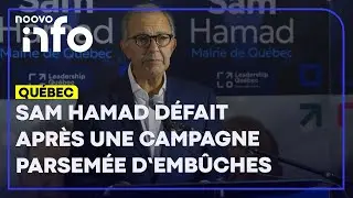 &laquo;Le chemin parcouru est immense&raquo;: Sam Hamad r&eacute;agit &agrave; sa d&eacute;faite
