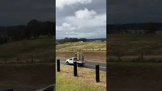 View from Pokolbin Park in the Hunter Valley NSW Australia