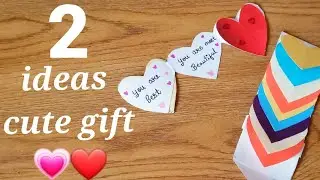 cute gift ❤😍💖💗. cute gift idea. paper gift card for birthday. #gift #birthday #cutegift #diy