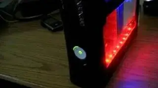 Finished Custom xbox 360 case mod