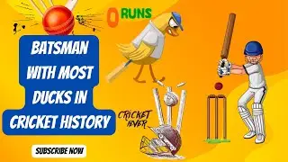Batsman With Most Ducks in Cricket History