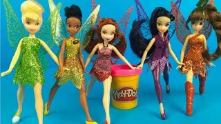 Disney Fairies Tinkerbell and the Legend of the Neverbeast figurines - Disney Princesses dolls