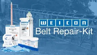 Conveyor belt repair in a quarz mine | WEICON Belt Repair-Kit