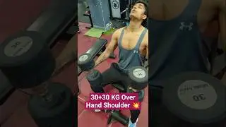 30+30 KG Over Hand Shoulder 💥 | Jabardast Shoulder Workout | Power Training