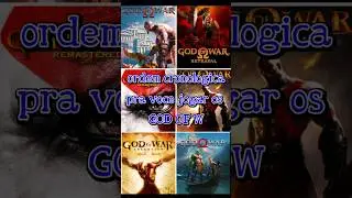 Ordem certa cronol&oacute;gica pra jogar os jogos god of war  #godofwar #kratos