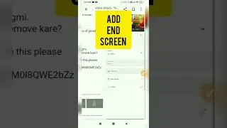 How to add END SCREEN on youtube video?|2023|Easiest way|Updated|#techsenseop