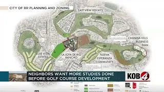 Rio Rancho residents upset with plans for former golf course