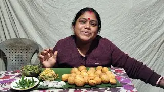খাস্তা মুচমুচে স্পাইসি ফুচকা 🌶️ শীতের স্পেশাল টক জল ও ঝাল আলু মাখা | @Thefood-no.1 