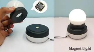 DIY Magnet Light | How to Make Magnetic Lamp At Home