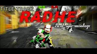 Radhe Title Track | Best Beat Sync Edit | Pubg Mobile Montage | BADBOY