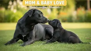 The Most Beautiful Bond Between a Mamma Dog and her Baby